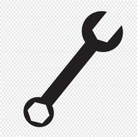 wrench icon  symbol sign