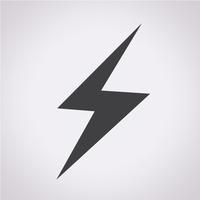 lightning icon  symbol sign