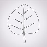 Leaf Icon  symbol sign vector