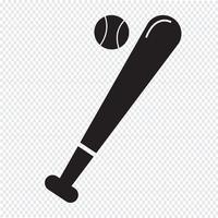 Baseball Icon  symbol sign vector