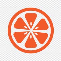 Orange icon  symbol sign