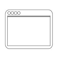 Browser icon  symbol sign vector