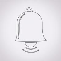 bell icon   symbol sign vector