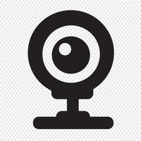webcam icon  symbol sign vector