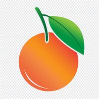 Icono naranja signo símbolo vector