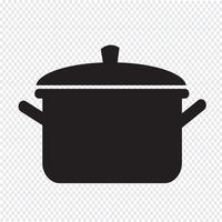 pot icon  symbol sign vector