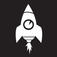 Símbolo de icono de cohete signo vector