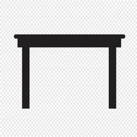 Table Icon  symbol sign vector