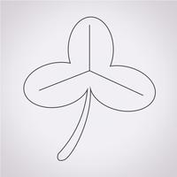 Leaf Clover  symbol sign vector
