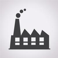 Factory Icon  symbol sign vector