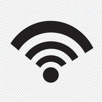 icono de wifi símbolo de signo vector