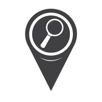 Map Pointer Search Icon