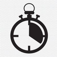 stopwatch icon  symbol sign vector