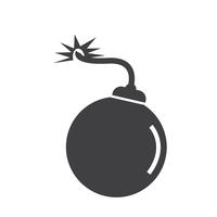 Bomb Icon  symbol sign vector