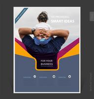 Abstract business brochure template 2019 cover design- Vector Illustration