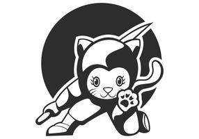 mascota ninja gato