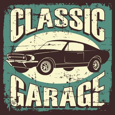 Vintage Garage Logo Vector Art, Icons, and Graphics for Free Download