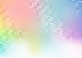 Abstract rainbow pastel blurred soft background with diagonal lines texture. vector