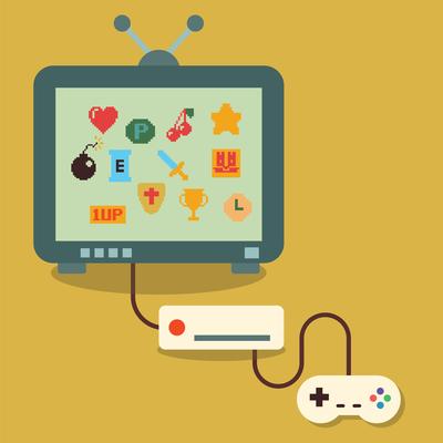 retro video game