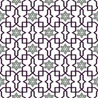 Traditional Arabic tangled pattern. Seamless vector background.