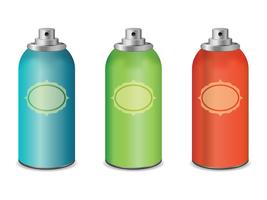 spray bottles vector design