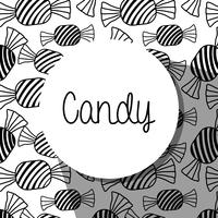 delicious sweet candy background design