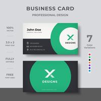 Creative Corporate Business Card vector