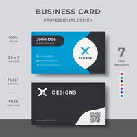 Clean Business Card Design vector