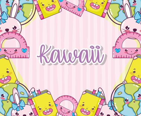 Kawaii cute cartoons