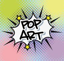Pop art bubble vector
