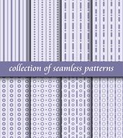Set of art deco seamless patterns. Stylish modern textures. abstract backgrounds vector