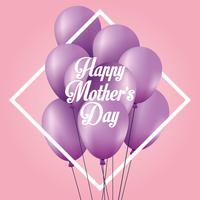 Happy mothers day card vector