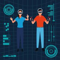 Virtual Reality technology vector