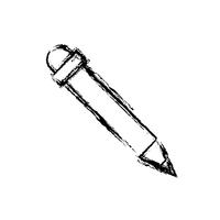 pencil utensil icon vector