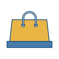 shopping bag icon  vector