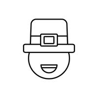 irish hat design vector