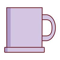 icono de la taza de café vector