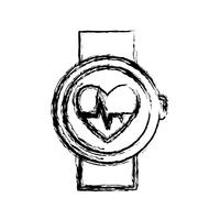 imagen del icono de smartwatch vector