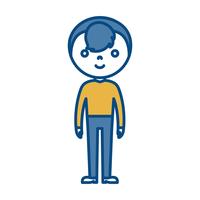 cartoon man icon vector