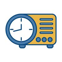 imagen del icono del reloj vector