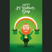 Happy saint patricks day vector