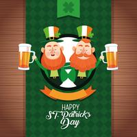 Feliz dia DE SAN Patricio vector