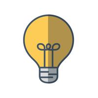 light bulb icon  vector