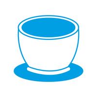 coffee mug icon vector