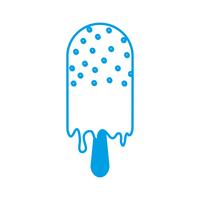 icono de helado vector