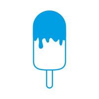 icono de helado vector