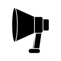 megaphone device icon vector