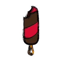 icono de helado vector