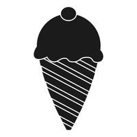 icono de helado vector