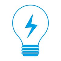 light bulb icon vector